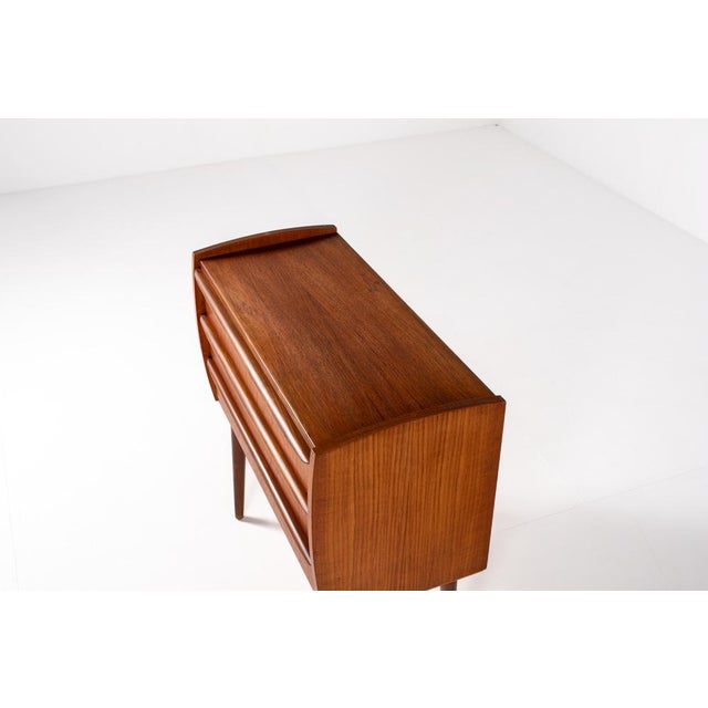 Wood Vintage Danish Chest of Drawers in Teak For Sale - Image 7 of 10