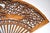 Japanese Rosewood Scuptured Wall Fan With Cherry Blossom Birds and Bamboo Trees For Sale In Salt Lake City - Image 6 of 9