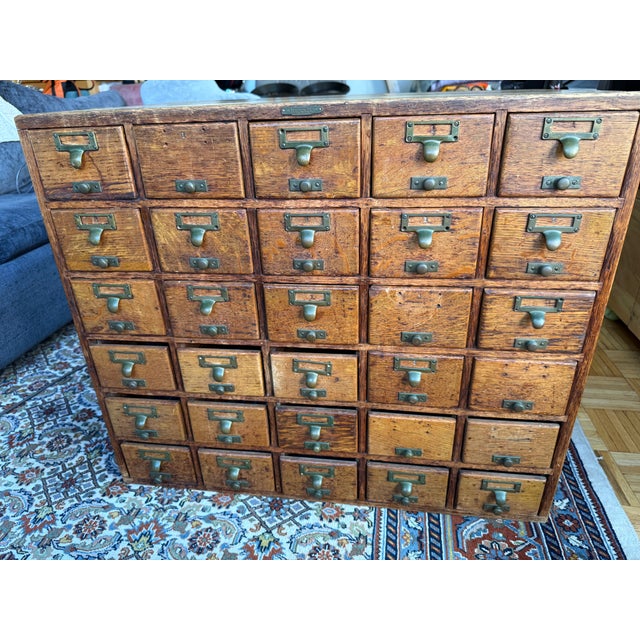 Mid Century Remingrton Rand Library Card Catalogue For Sale In New York - Image 6 of 11