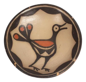 Signed Santo Domingo Pottery Bowl by Hilda Coriz