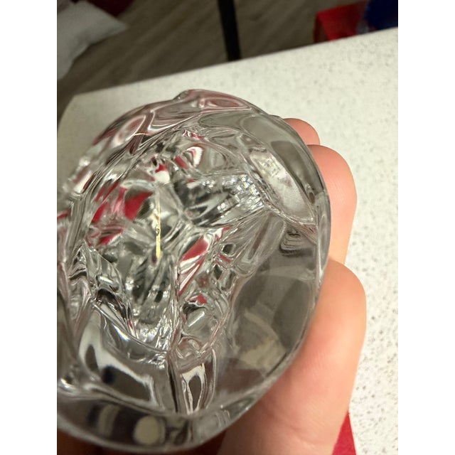 1990s Vintage Baccarat France Crystal Angel Figurine Nib For Sale - Image 5 of 8