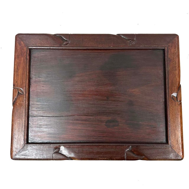 Early 20th Century Antique Chinese Nest of Four Nesting Tables, Hand-Crafted For Sale - Image 14 of 16