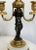 Metal French 19th Century Clock & Candelabra Cherub Set - 3 Pieces For Sale - Image 7 of 10