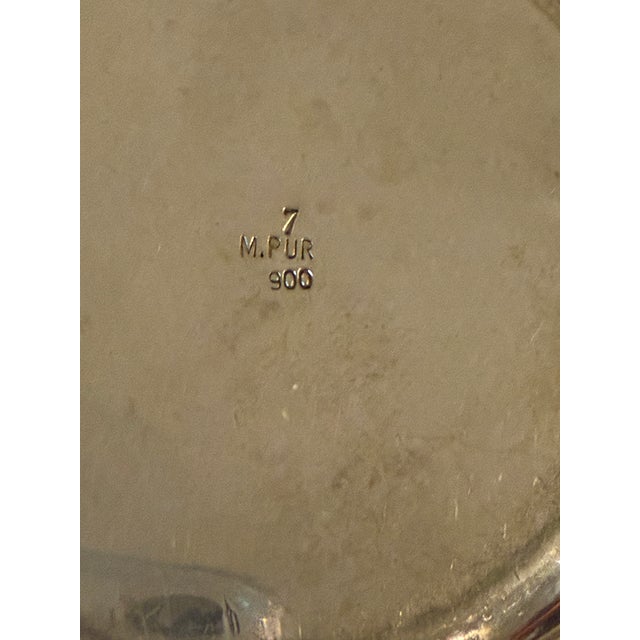 Early 20th Century German 900 Silver Coffee Pot For Sale - Image 4 of 5