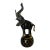Brass & Enamel Elephant Bell For Sale