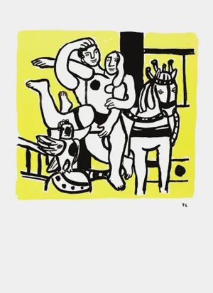2000s After Fernand Léger Les Acrobates Lithograph