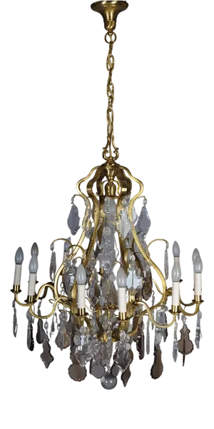 13-Light French Crystal Chandelier