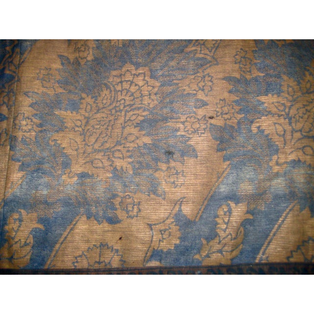 Antique Fortuny Pair of Curtains and a Valence Pair Number Two For Sale - Image 17 of 17