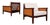 Brazilian Modern Armchair in Rosewood, Leather & Linen, Fatima, 1960s For Sale