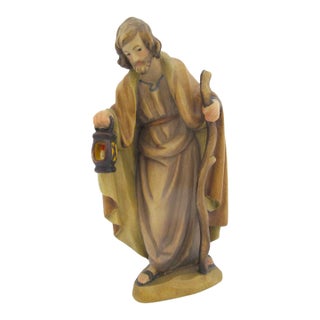 Anri Italy Ulrich Bernardi Saint Joseph Christmas Manger Nativity 4" Figurine For Sale