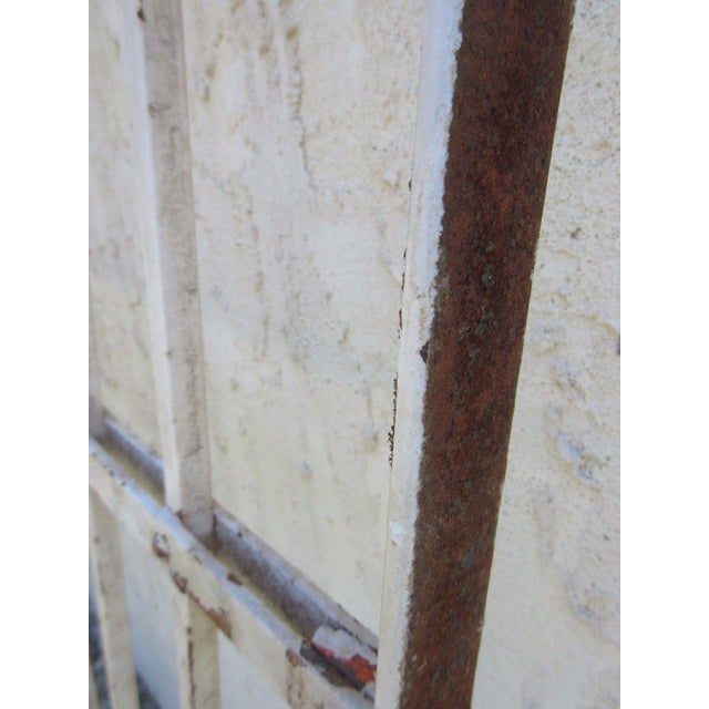 Metal Antique Victorian Iron Gate Window Garden Fence Architectural Salvage Door For Sale - Image 7 of 7