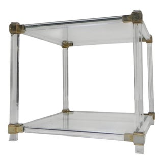 Hollywood Regency Coffee Table in Acrylic Glass, 1970s For Sale