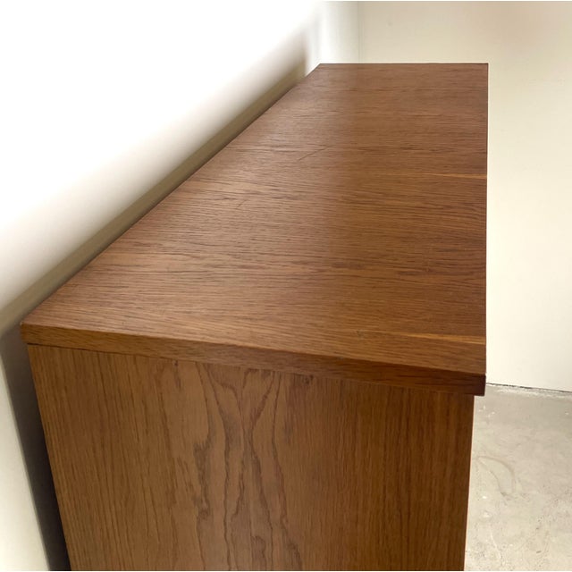 Highboard on Hairpin Legs in Oak For Sale - Image 16 of 17