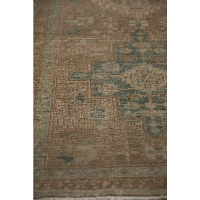 1940s Vintage Distressed Heriz Rug Runner - 3'5" x 10'8" For Sale - Image 5 of 11