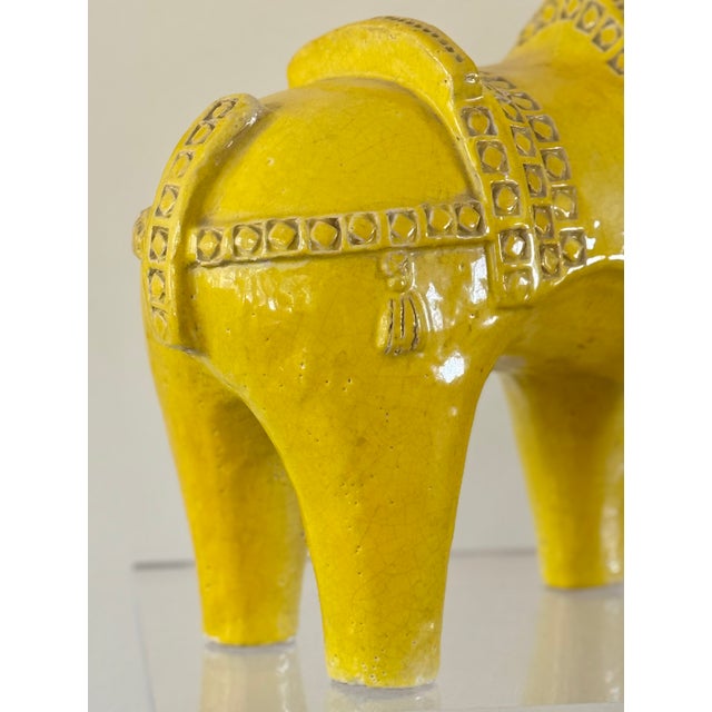 Mid Century Aldo Londi Attributed Glazed Terracotta Horse For Sale - Image 9 of 15