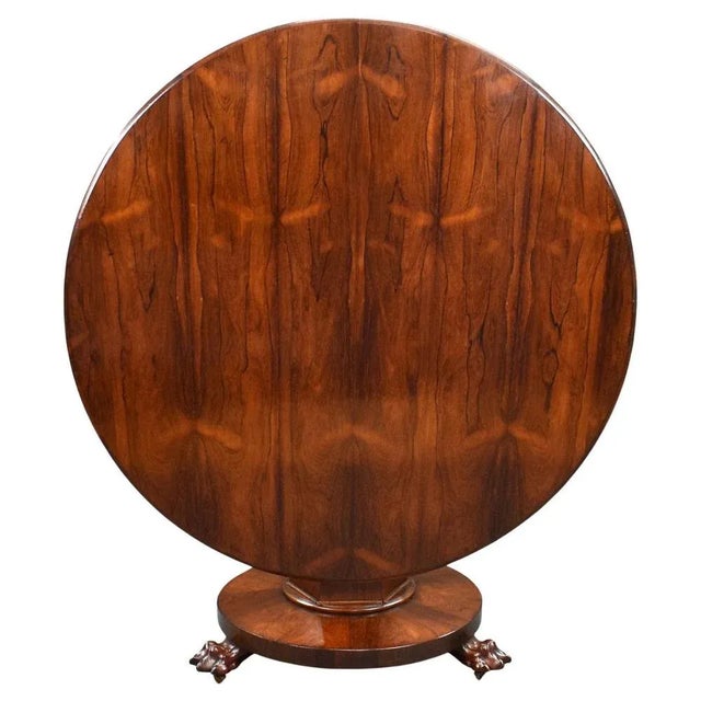 William IV Rosewood Circular Breakfast Table, 1830 For Sale - Image 9 of 9