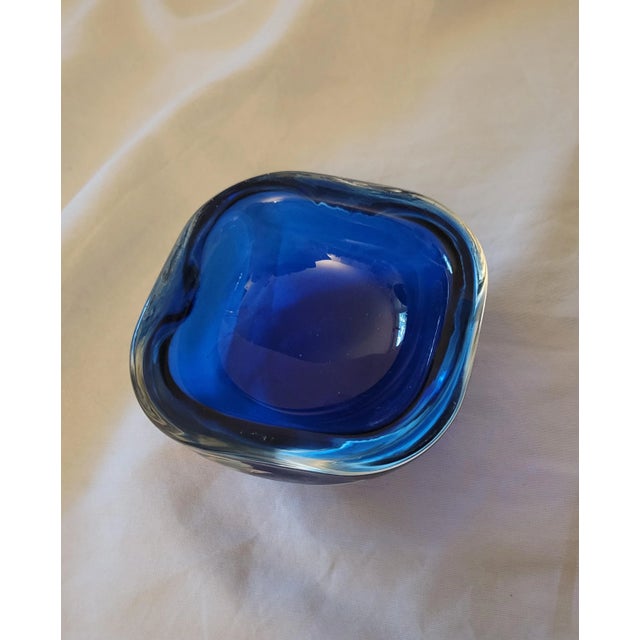 1960s 1960s Set of 3 Vintage Murano Style Sommerso Catchalls For Sale - Image 5 of 11