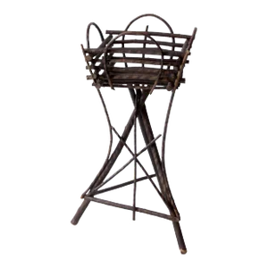 Antique Adirondack Twig Planter