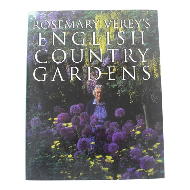 1996 First American Edition Rosemary Verey’s English Country Garden Hard Cover Book With Dust Jacket For Sale