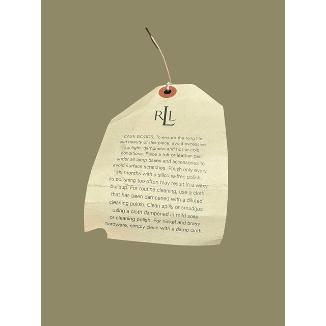 Tan Lauren Ralph Lauren Bamboo Coffee Table For Sale - Image 8 of 10