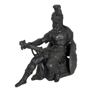 Antique Cast Iron Roman Soldier Figurine