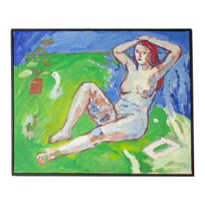 Oil on Canvas of a Female Figure by Abbott Pattison