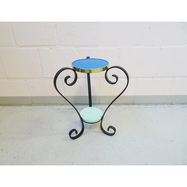 1960s Mid-Century French Wrought Iron Planter, 1950s For Sale - Image 5 of 11