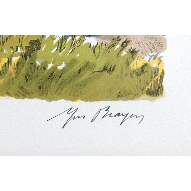 Modern Yves Brayer, The Excavations of Massalia: The Dust of Time, 20th Century, Lithograph For Sale - Image 3 of 5