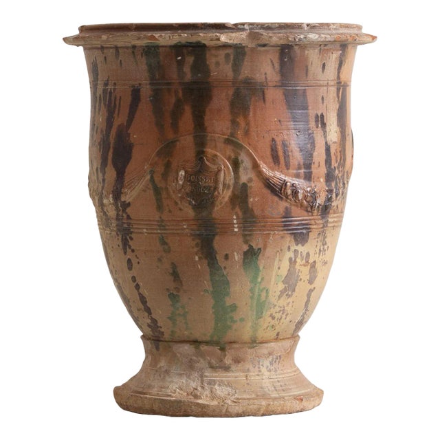 19th Century French Anduze Jardiniere Signed Boisset For Sale