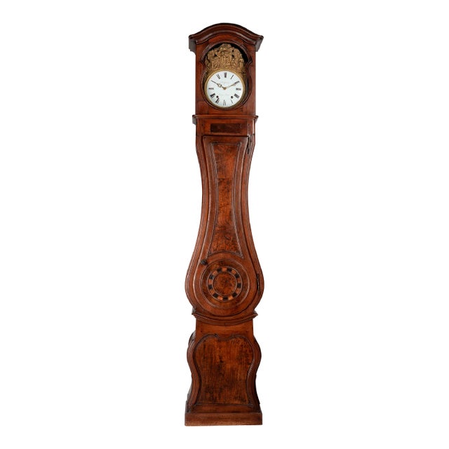 19th Century French Tall Case Clock or Horloge De Parquet For Sale