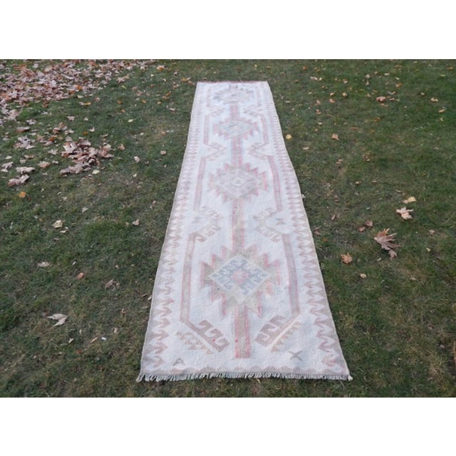 Boucherouite Style Turkish Herki Rug For Sale - Image 13 of 13