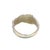 Metal 14k White Gold Modern Style Exotic Erotica Ring, Size 7.75 For Sale - Image 7 of 7