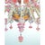 Pink and Transparent Venetian Murano Glass Chandelier by Simoeng for Simoeng For Sale - Image 4 of 8