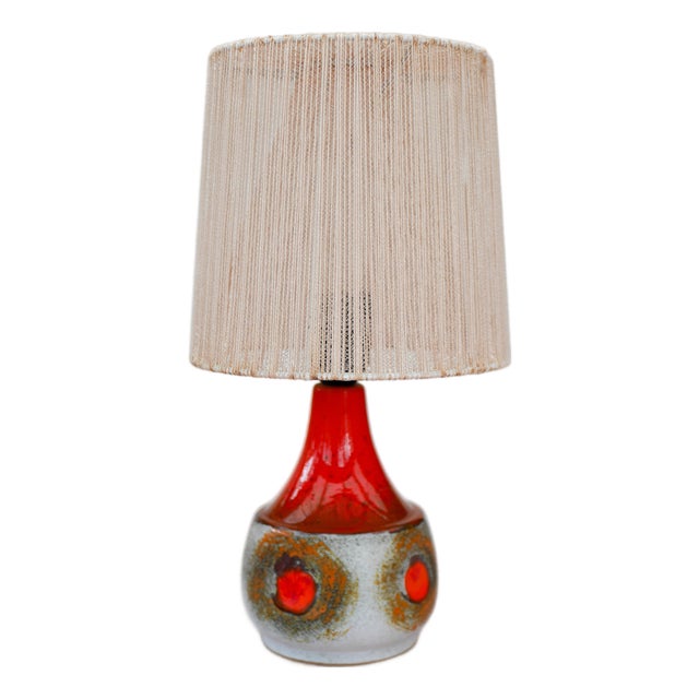 Mid-Century Modern Pottery Lamp from Tilgmans, 1970s For Sale