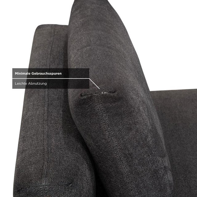 Nuvola Daybed in Grey Fabric from Rolf Benz For Sale - Image 10 of 17