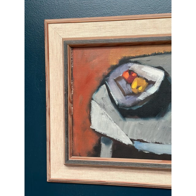 Original Swedish Oil on Canvas – “Still Life” by Kurt Rosander – Signed – 74 × 45 cm (29.1" × 17.7") A refined still‑life...