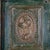 This Antique Indian Carved and Painted Teakwood Door, c. 1880–1900, showcases the vibrant decorative traditions of...