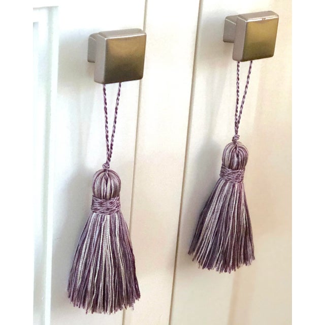 Petite Amethyst Tassels - a Pair For Sale - Image 4 of 13