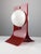 Red Acrylic Area Type Table Lamp attributed to Neal Small, 1960s For Sale - Image 10 of 10