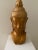Mid-Century Modern Mid Century Large Gold Plaster Buddha Head Table Lamp For Sale - Image 3 of 12