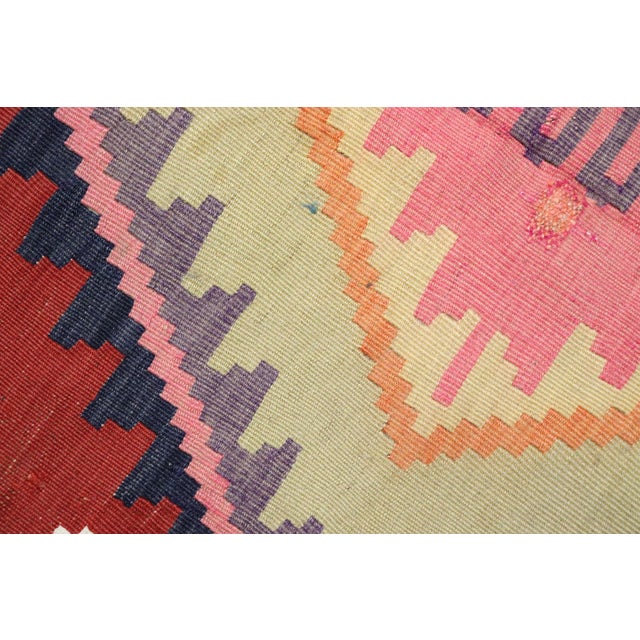 Vintage Caucasian Kilim Rug, 1920s For Sale - Image 17 of 18