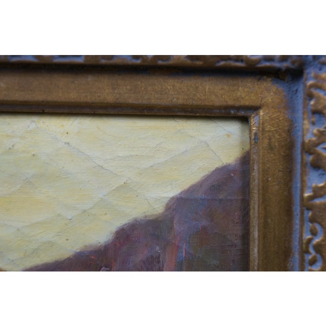 Late 20th Century At the Edge of the Brook Oil Painting After William-Adolphe Bouguereau 24" For Sale - Image 9 of 11