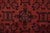 Turkmen Rug 10′ X 12’9” Red Wool Traditional Hand-Knotted Oriental Carpet For Sale - Image 9 of 14