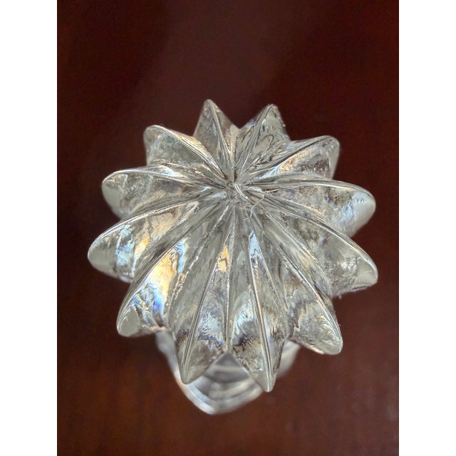 Pressed Glass Perfume Bottle. Unusual Shape For Sale - Image 4 of 6