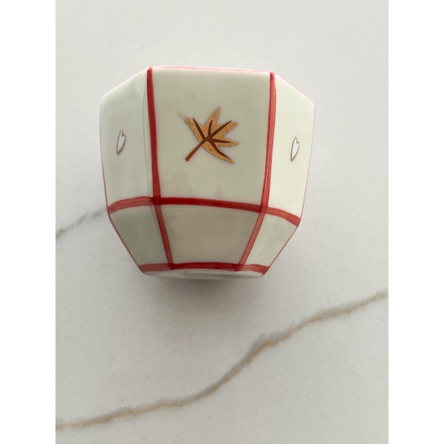 Cream Charming Vintage Saki Cups - Set of Eight For Sale - Image 8 of 11