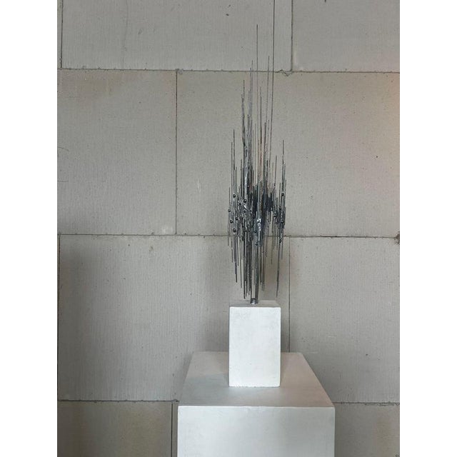 Brutalist Abstract Composition, 1960s, Metal For Sale - Image 3 of 10