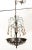 This stylish and chic Maison Jansen attributed Art Deco "fountain" chandelier dates to the 1930s. The piece is fabricated...
