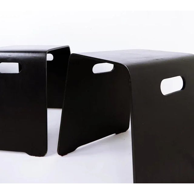 Wood Stackable Wooden Stools, 2016, Set of 4 For Sale - Image 7 of 9