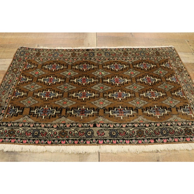 Textile Vintage Persian Khorassan Rug, 02'04 X 04'04 For Sale - Image 7 of 9