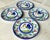 Circa 1999 Vietri “Galletto” Collection Hand Painted Ceramic Dessert Plates, Italy – Set of 4 For Sale - Image 9 of 18